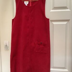 Talbots red corduroy jumper